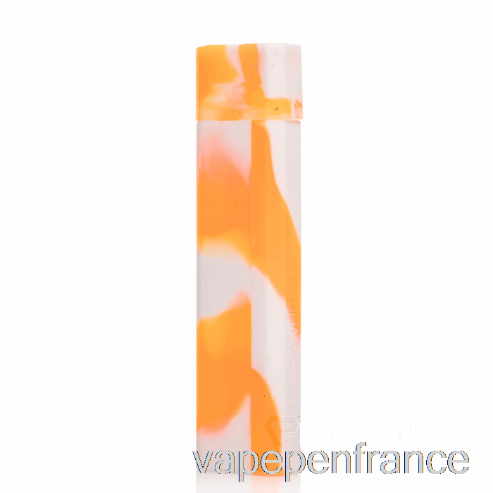 Stylo Vape En Silicone Rhinocéros Blanc [quartz] Orange Blanc (lueur Uv)